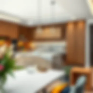 Contemporary Kitchen Island with Unique Materials Contemporary kitchen island with unique materials