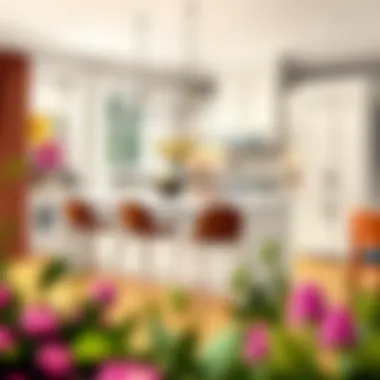 Elegant Kitchen Island Design Elegant kitchen island with bar stools