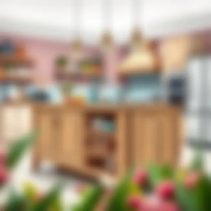 Stylish Kitchen Island with Storage Stylish kitchen island showcasing storage solutions