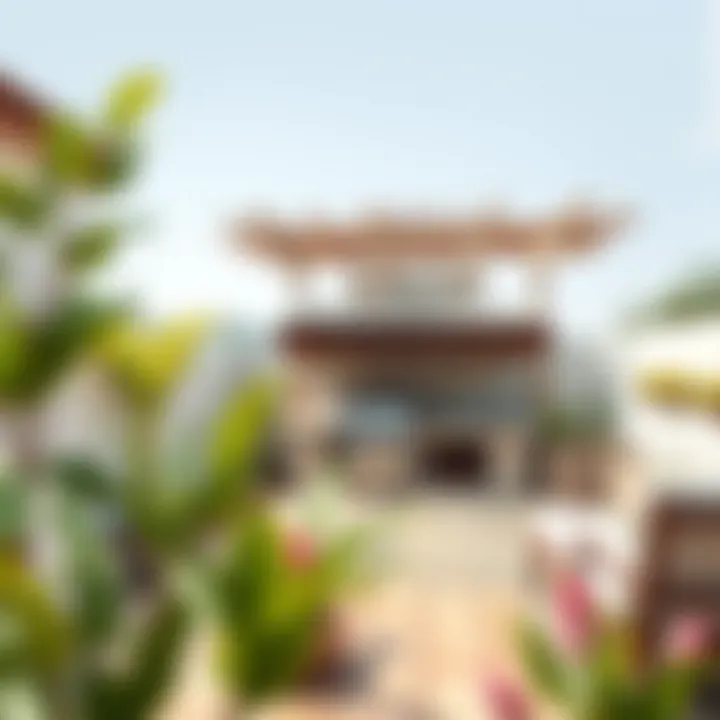 Elegant barbecue terrace design featuring natural materials.