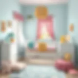 Charming nursery decor with pastel colors