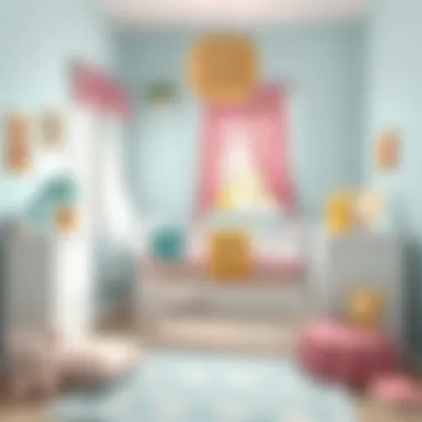 Charming nursery decor with pastel colors