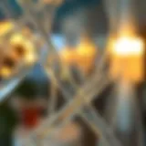 Close-up of glass fabric showcasing its texture and weave.