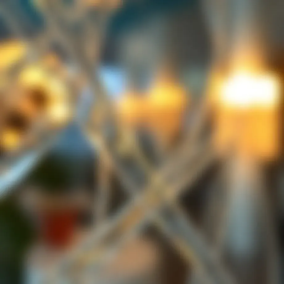 Close-up of glass fabric showcasing its texture and weave.