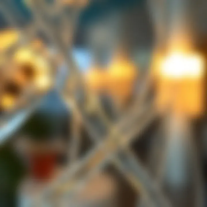 The Intricate Weave of Glass Fabric Close-up of glass fabric showcasing its texture and weave.