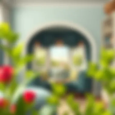 Chester model incorporated in a cozy reading nook