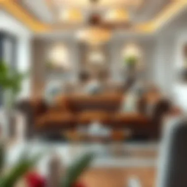 Elegant Chester model sofa in a modern living room setting