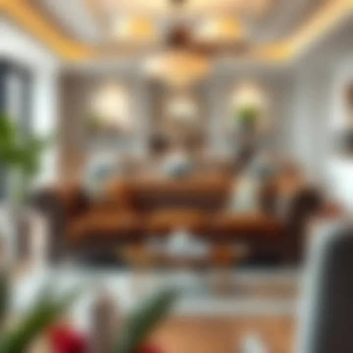 Elegant Chester model sofa in a modern living room setting