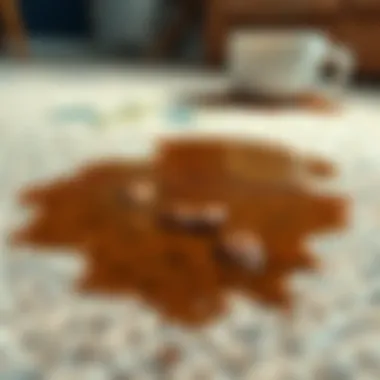 Impact of Coffee Stains on Carpet Coffee stain on carpet