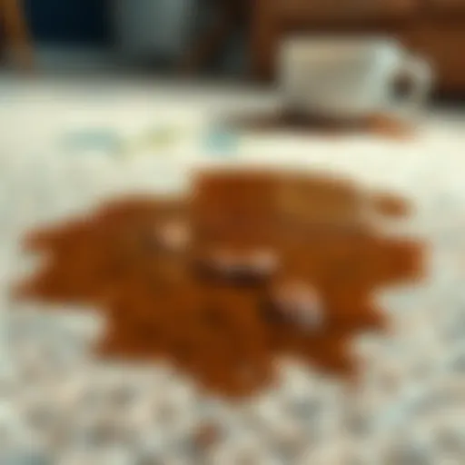 Impact of Coffee Stains on Carpet Coffee stain on carpet
