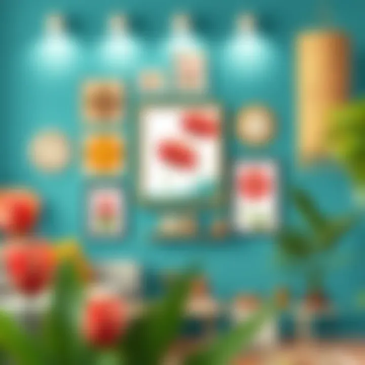 An Inspiring Wall Art Display Creative Wall Art Arrangement