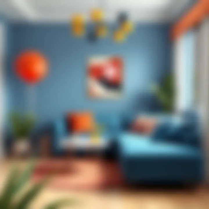 Dynamic Color Pairing in Decor Playful Color Combinations