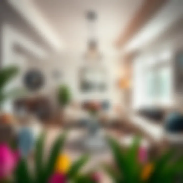 A Brightly Decorated Living Room Vibrant Living Room Decor