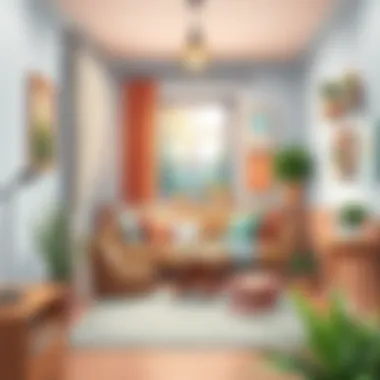 Inviting Reading Corner Cozy reading nook in a playroom