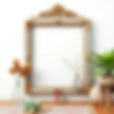 Decorative Fabric Frame Design Unique fabric-covered frame with decorative elements