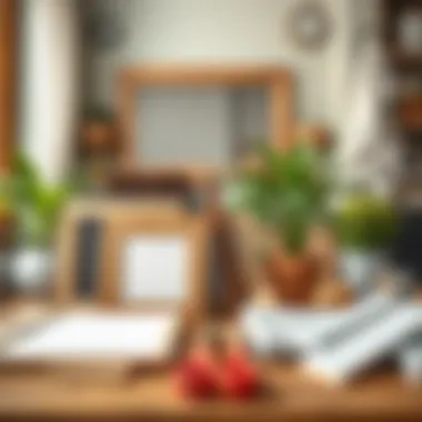 Various materials for DIY framed insect screens displayed on a table