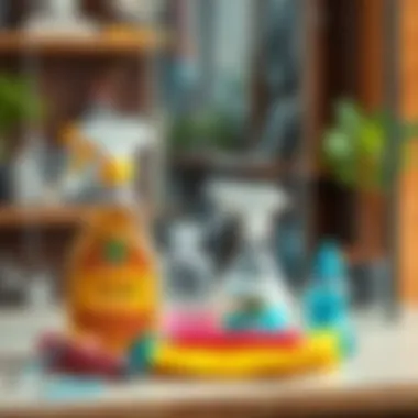 Essential cleaning supplies for glass maintenance