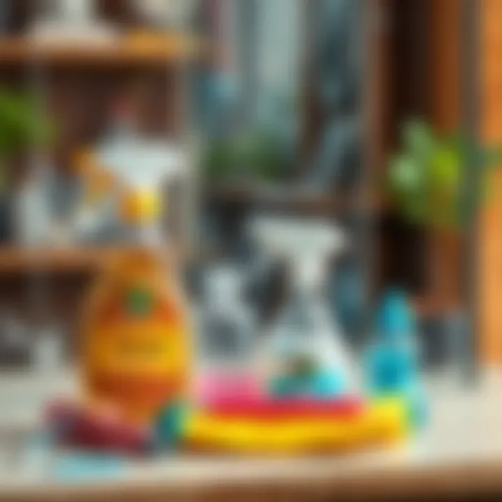 Essential cleaning supplies for glass maintenance