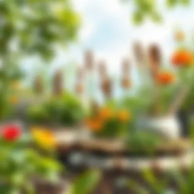 Eco-friendly garden projects with waste materials