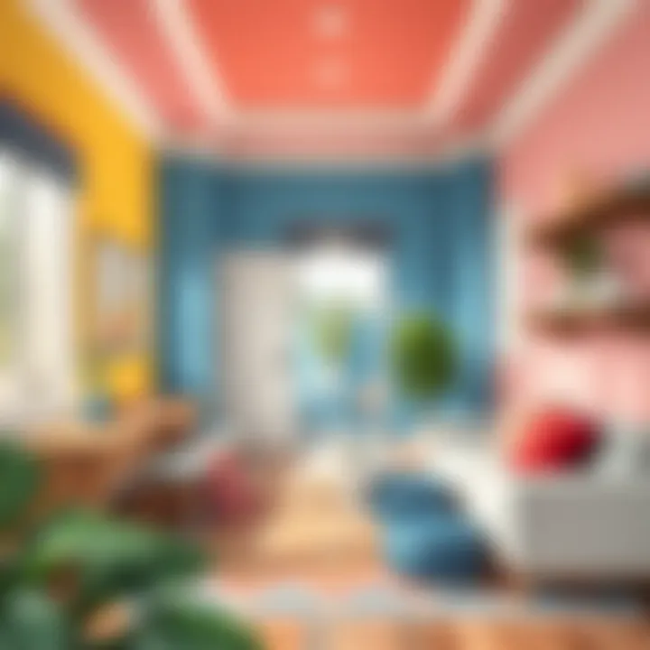 Color palette selection for home painting