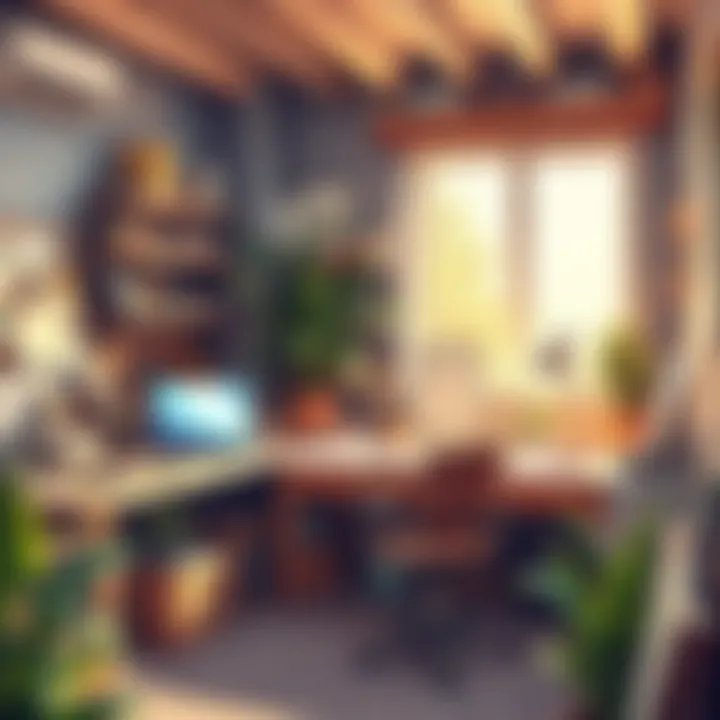 An inspiring workspace filled with DIY projects