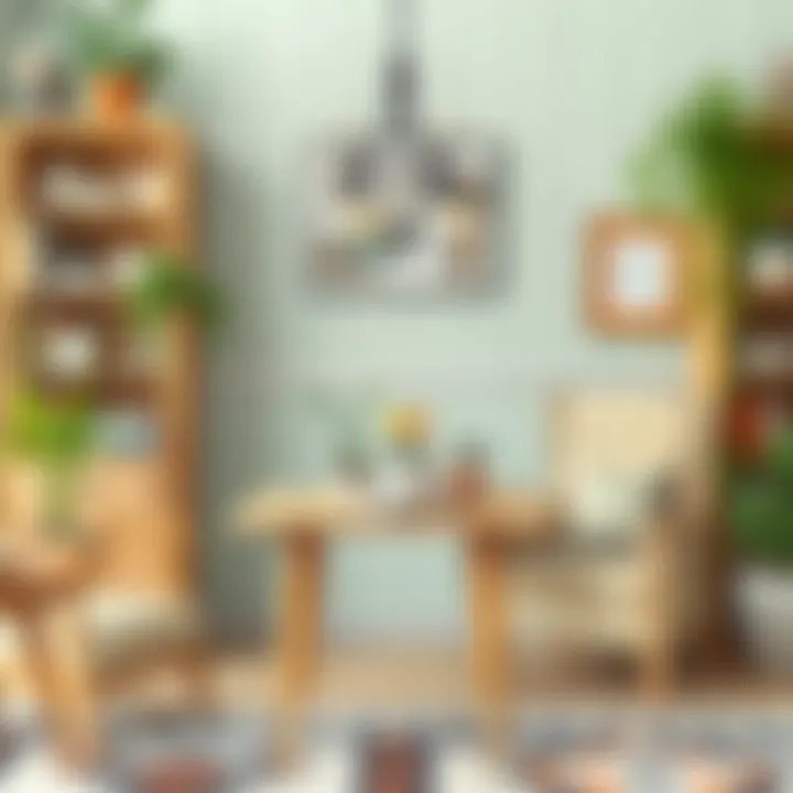 Detailed illustration of design techniques for homemade furniture