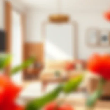 Strategic Mirror Positioning in Living Spaces Strategic mirror positioning in a living space