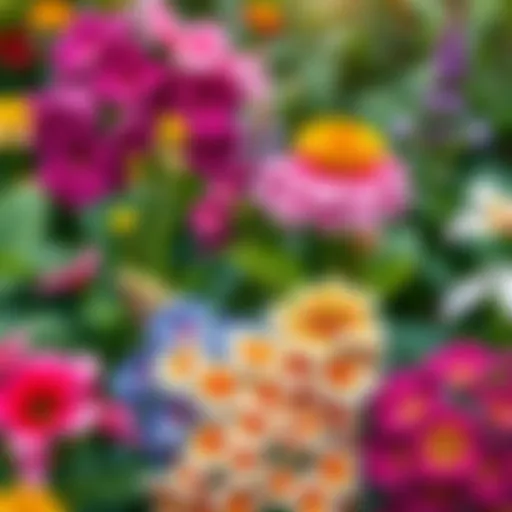 Vibrant selection of flowering plants