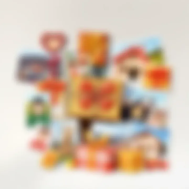 An inspiring collage of various photo gifts and projects