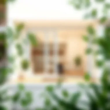 Modern balcony transformation using sliding doors