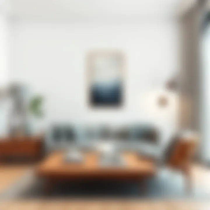 Stylized examples of gray accessories in modern interior style