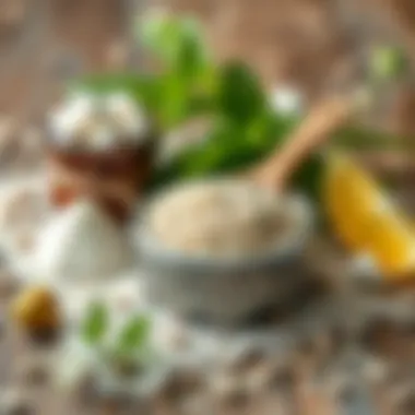 Natural ingredients for silver polishing