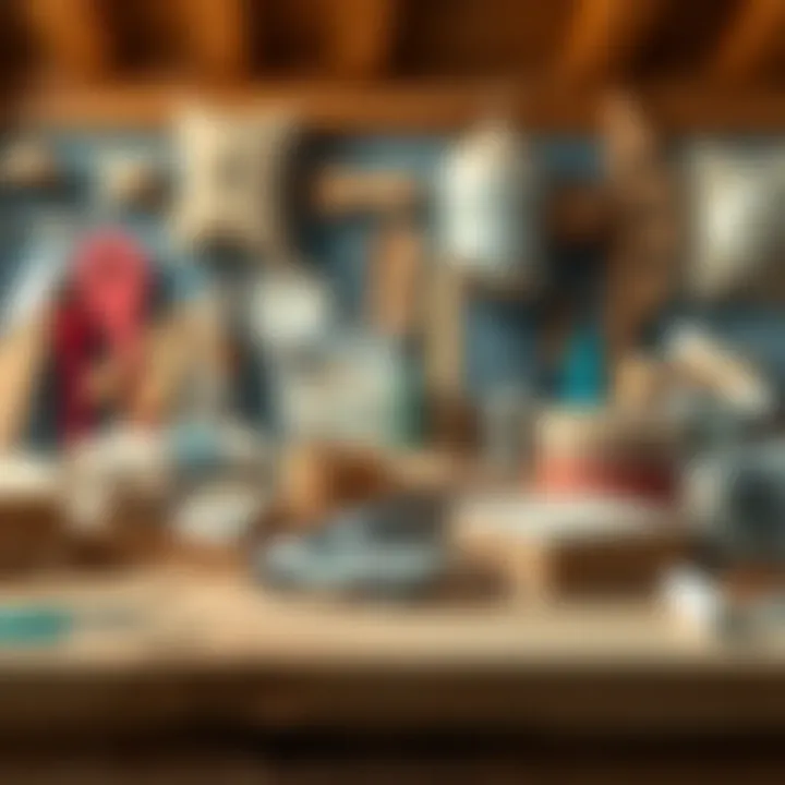 Showcase of Materials for Hol Model Construction Various materials used for building hol models displayed artistically.