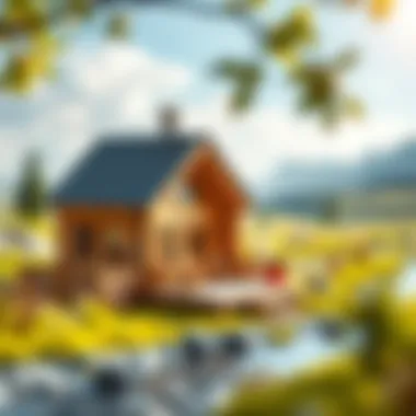 Application of Hol Models in Scenic Settings A finished hol model placed in a scenic environment, demonstrating its application.