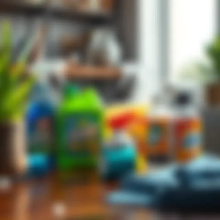 Various cleaning agents for ink stain removal