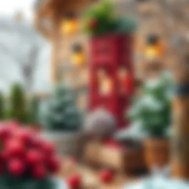 Personalized winter garden elements and decor