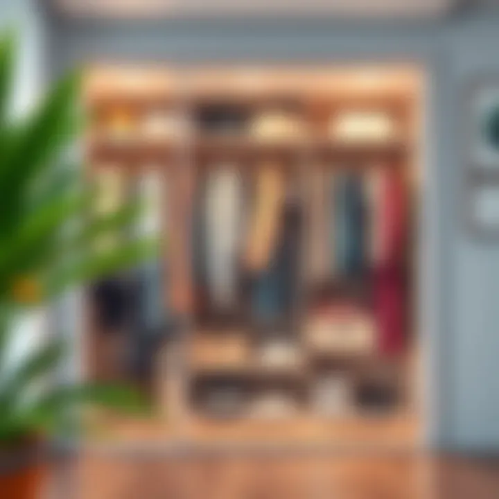 Space-saving garment storage techniques