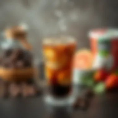 Aesthetic presentation of cold brew with rich flavors