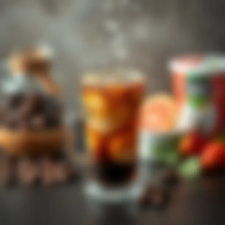 Aesthetic presentation of cold brew with rich flavors