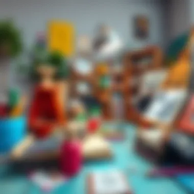 Visual depiction of marketing strategies for artists.