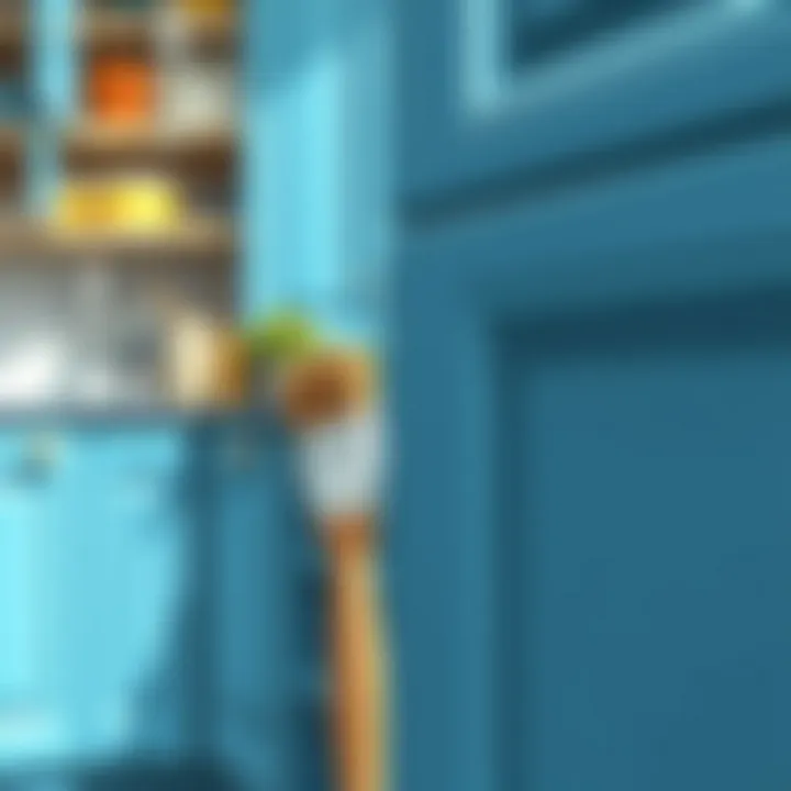 Achieving the Perfect Finish on Cabinets Final touch of painted cabinets