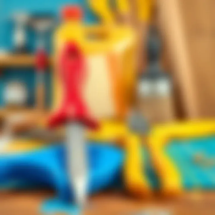 Essential Tools for Cabinet Painting Preparation of painting tools