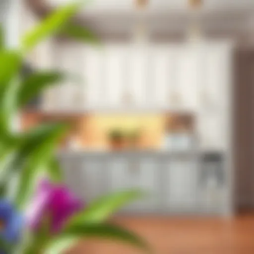 Elegant kitchen cabinet makeover with fresh paint