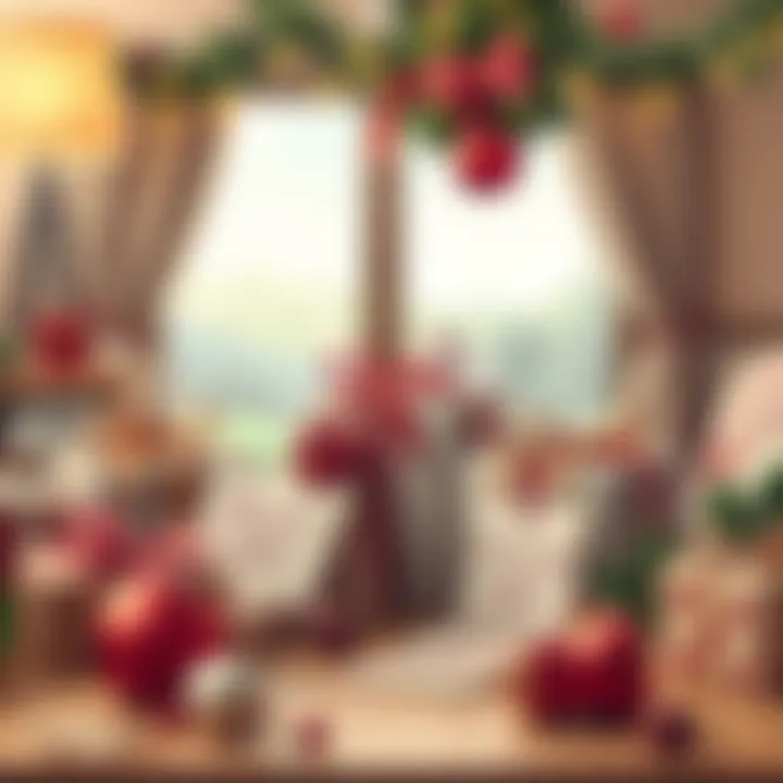 A warm scene featuring personalized gifts and heartfelt notes