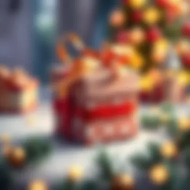 A beautifully wrapped gift box with a ribbon, symbolizing thoughtful gifting.