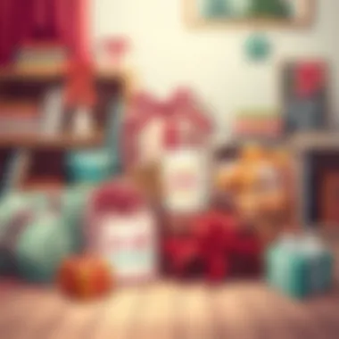 An assortment of personalized gifts arranged aesthetically, highlighting customization.