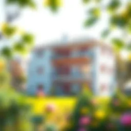 Architectural blueprint of a duplex