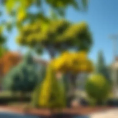 Different types of trees suitable for planting