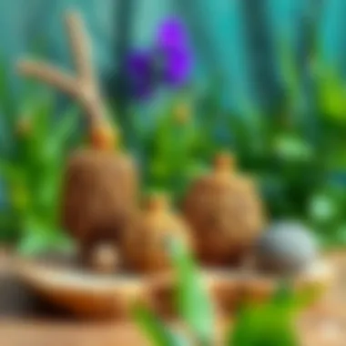 Decorative items made from natural materials