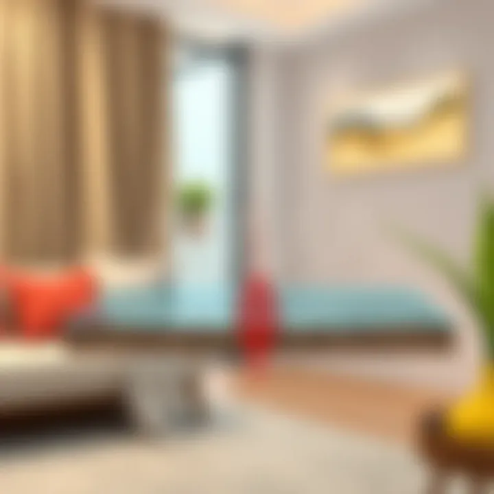 Diagram showing sound wave absorption